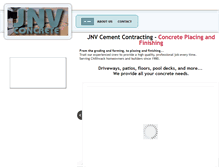 Tablet Screenshot of jnvcement.com